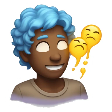 Soul flickering with moods sticker