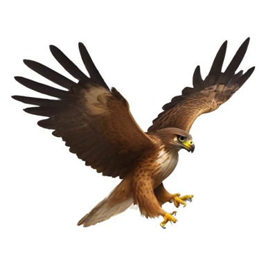  hawk with a lightning   sticker