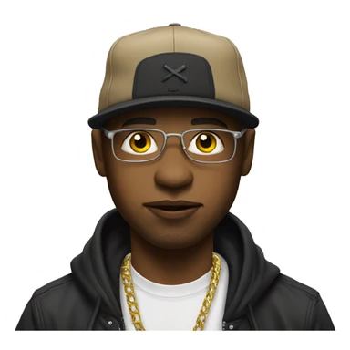 Gangsta rapper sticker