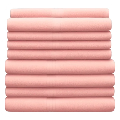 Light pink stacked towels sticker