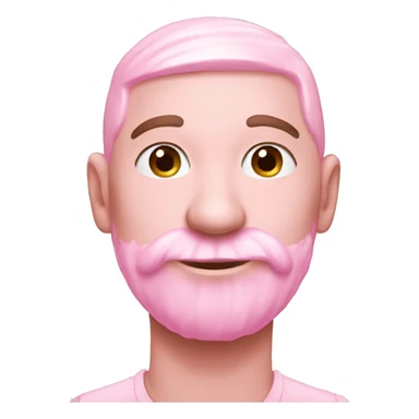 Light pink candy cotton sticker