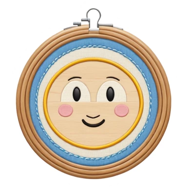 embroidery hoop sticker