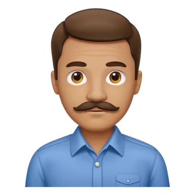 Bir adam ama biyiklari olsun sticker