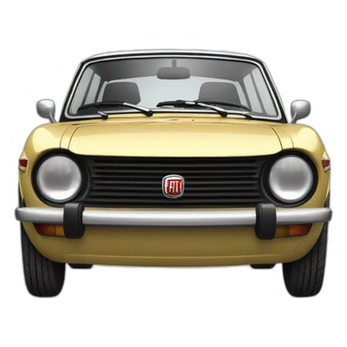 fiat 124 sticker