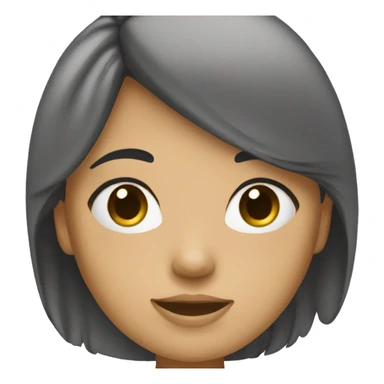 Fille qui fait le anheda sticker