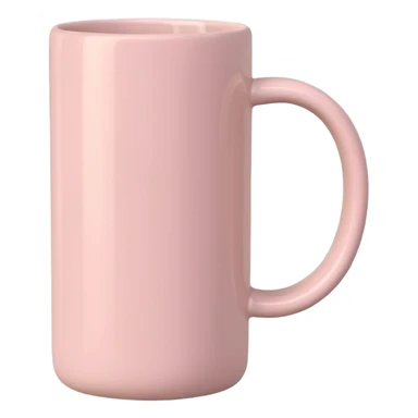 Can u create a cute and aesthetic pastel pink tall coffee mug to add to my caption I don't want any eyes on it! And keep it pinterest worthy  sticker