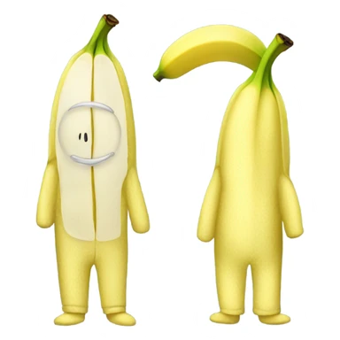 Banana in pajamas sticker