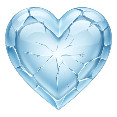 Corazón de hielo sticker