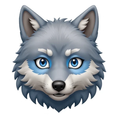 Furry wolf  sticker