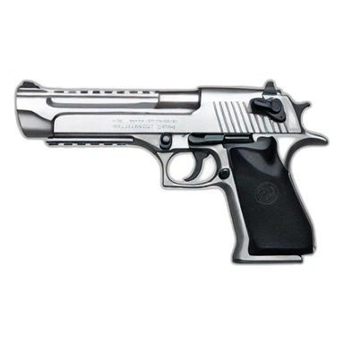 Desert eagle stainless steel 50AE sticker