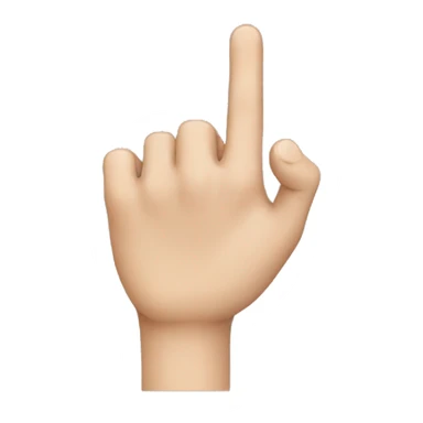 Pinching hand  sticker