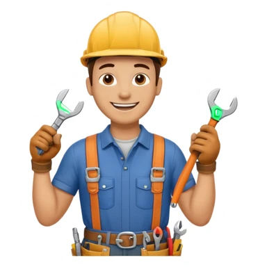 a handyman sticker