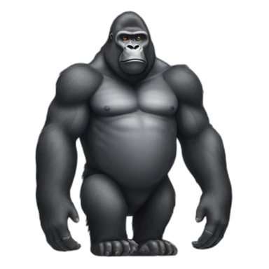 silverback gorilla sticker