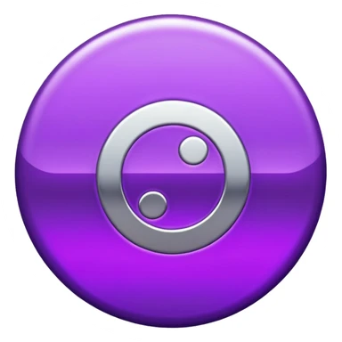 glitter purple symbol stop sticker