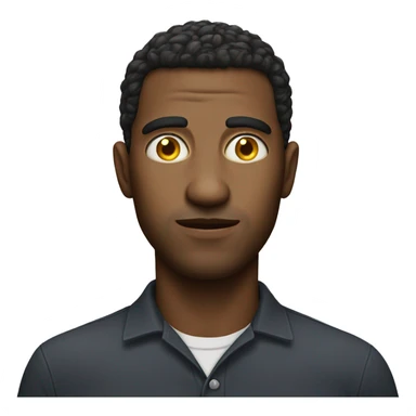 Man with egg eyes sticker