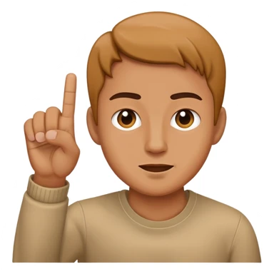 Person flipping off someone  sticker