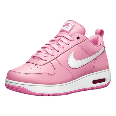Nike shoes pink and white sticker