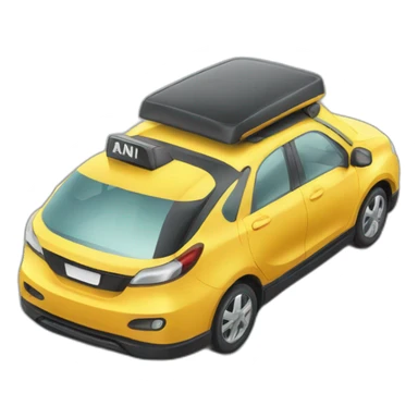 modern car Taxi sticker