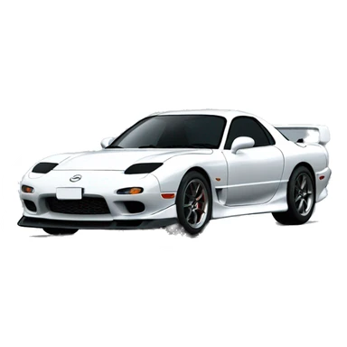 Mazda rx7 fb  sticker