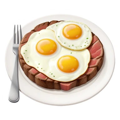 Steak and eggs  sticker
