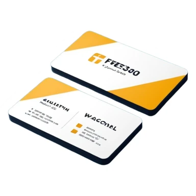 3D minimal corporate card with bold #FF3D00 accents or partial #FF3D00 surface, showing only the text ‘WAD’. No numbers, no names, no chip, no logos. Clean, modern, high-end style sticker