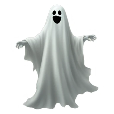 Ghost leaving woman’s dead body sticker