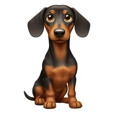 Dashund dog emoji  sticker