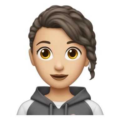 Millie Bobbie brown sticker