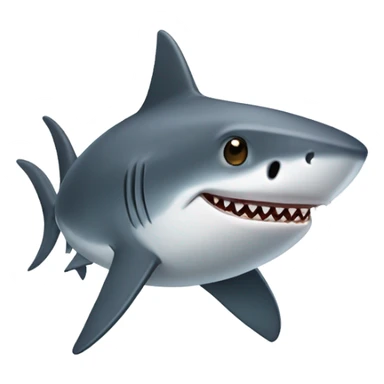 Shark in nun habit  sticker