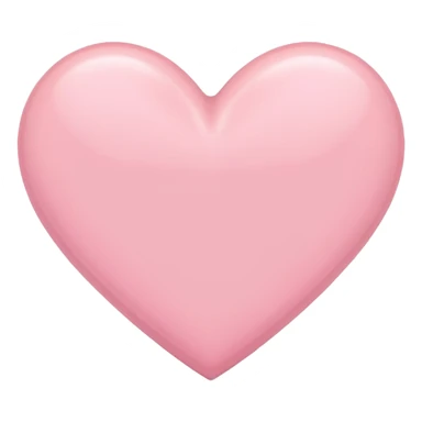 Pastel pink heart sticker