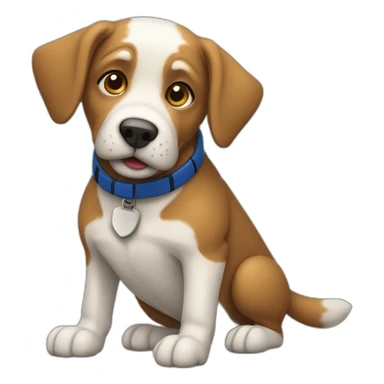 Chien qui joue au rugby sticker