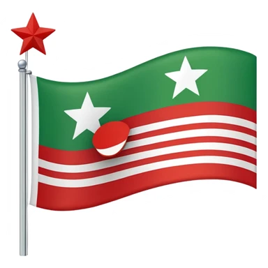 Tschetschenische Flagge  sticker