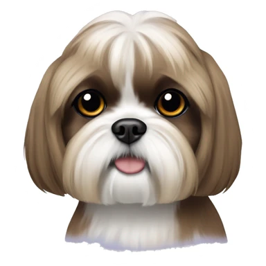 Shih Tzu with short hair sticker