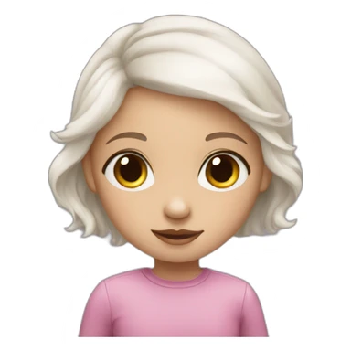 Little white niece sticker