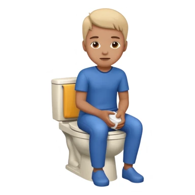 Sat on the toilet sticker