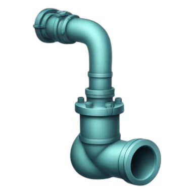 large water pipe sticker