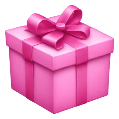 Pink gift box  sticker