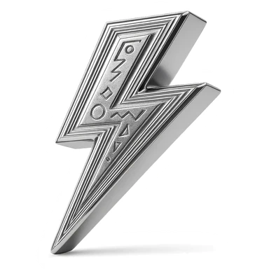 lightning bolt sticker