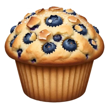 Blueberry muffin sticker