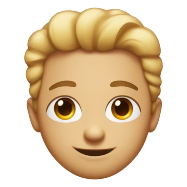 Heart eyes with a smirk face sticker