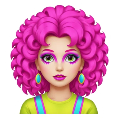 80'S CELEBRITY GIRL sticker
