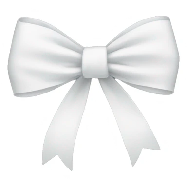 white bow ribbon sticker