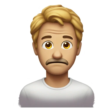 Shooked face sticker