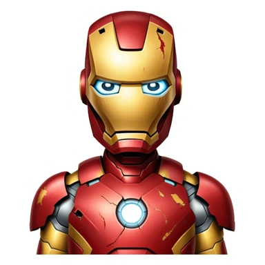 iron man from civil war sticker