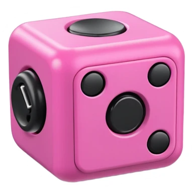 pink fidget cube sticker