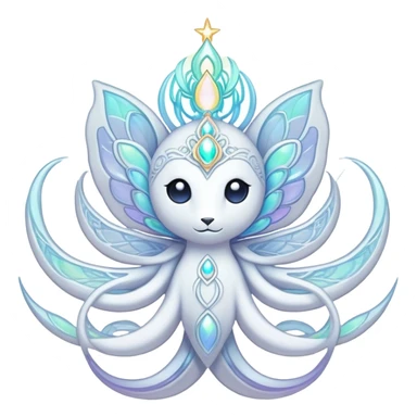  Celestial Iridescent white pale fakemon sticker