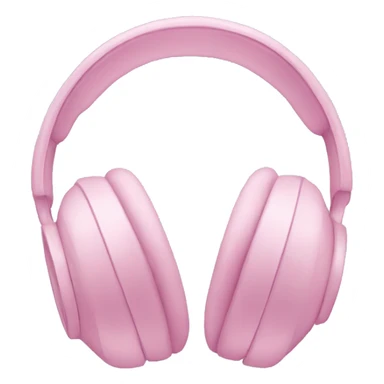 pastel pink headphone sticker