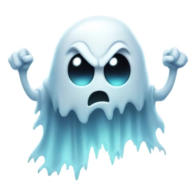 gamer ghost angry sticker