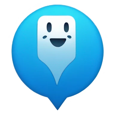 Blue Check mark in a blue circle sticker