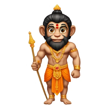 lord hanuman  sticker